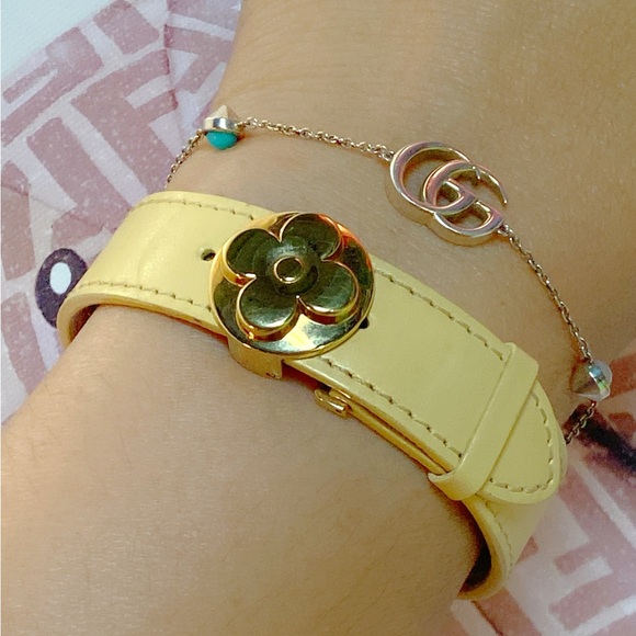 Louis Vuitton Monogram Pattern Good Luck Leather Bracelet - Picture 12 of 15